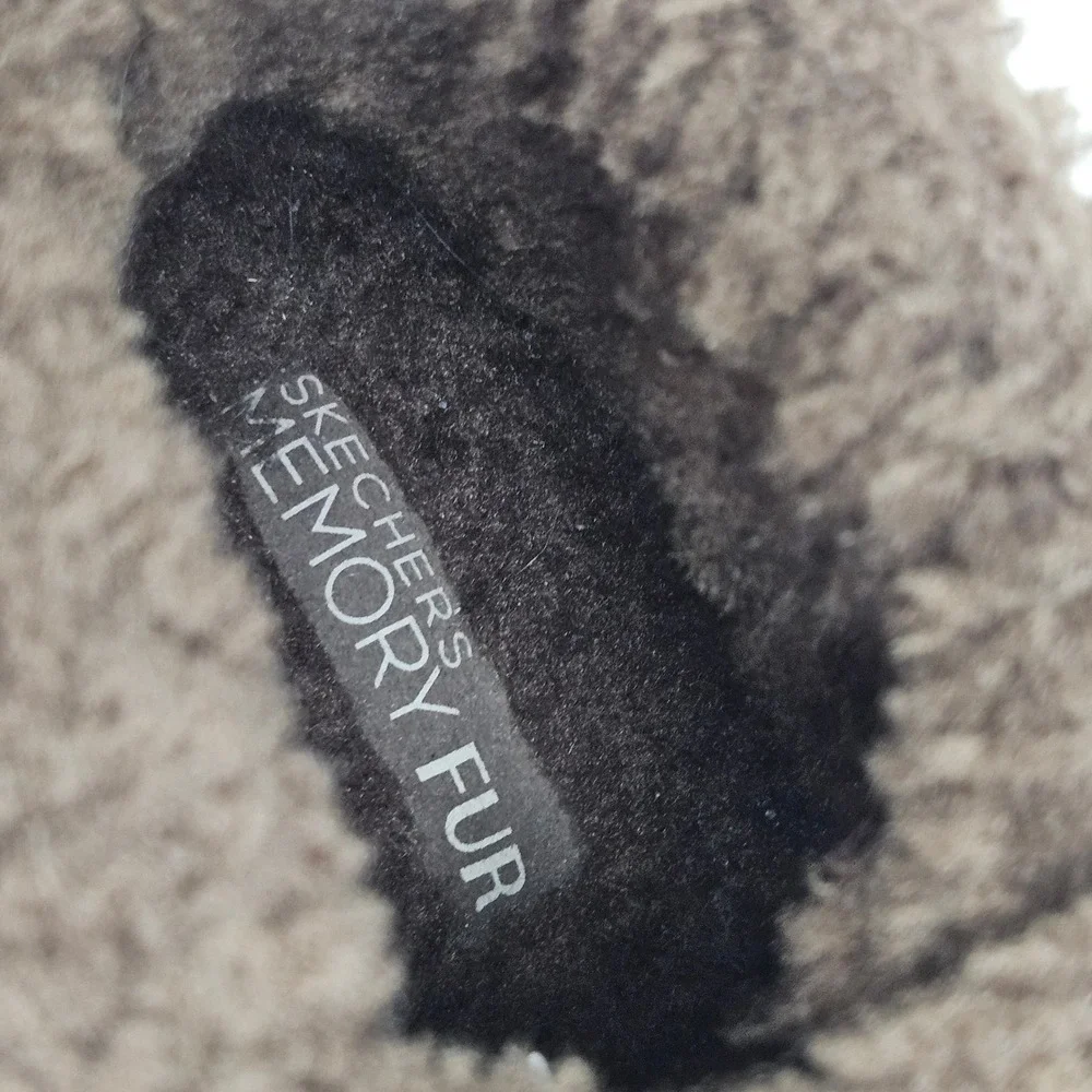 Skechers On-the-GO 13832 Womens 7 Chocolate Brown Suede Faux Fur Ankle Boots